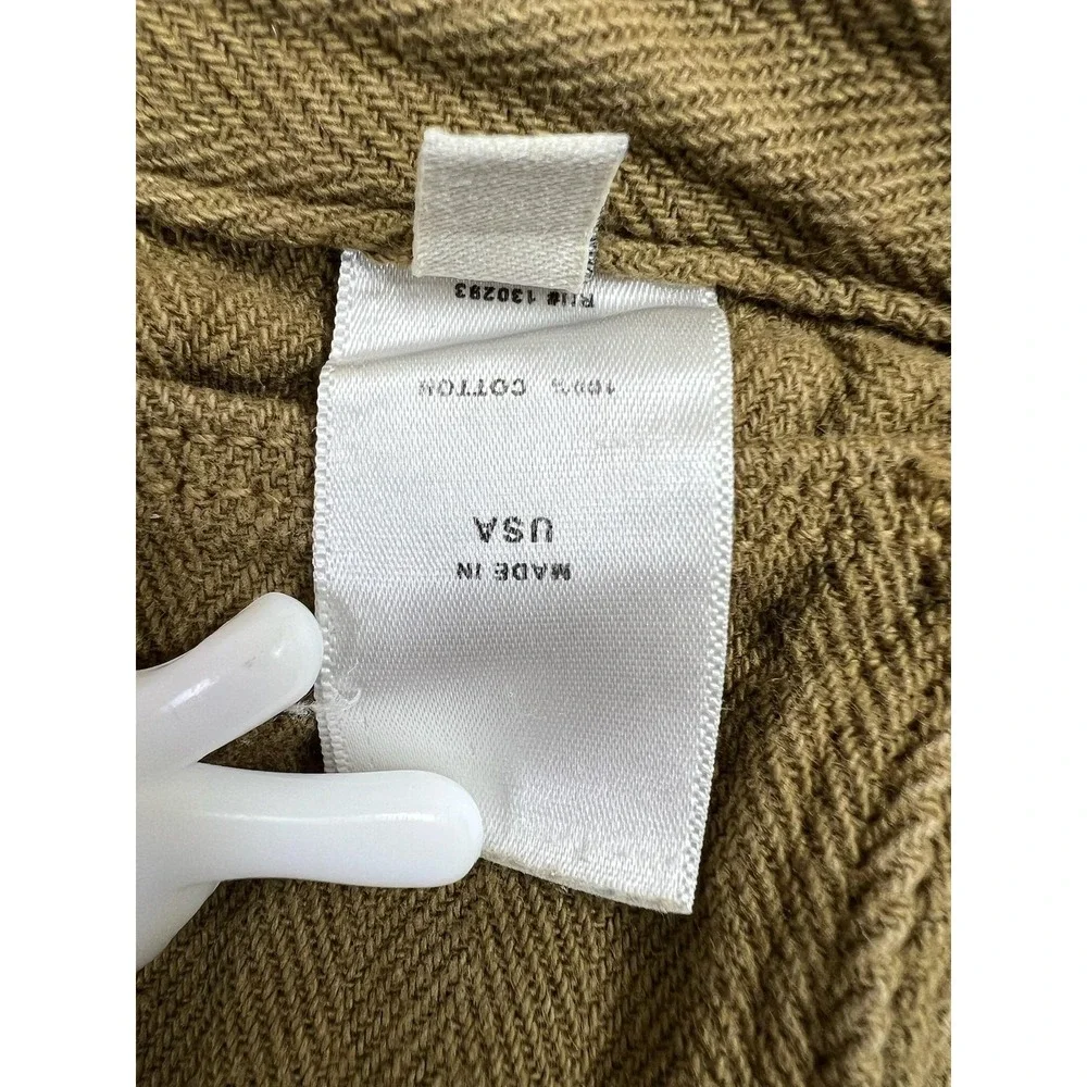 Prospective Flow Pants Mens 28x26 Brown Herringbone Canvas Chino Casual USA